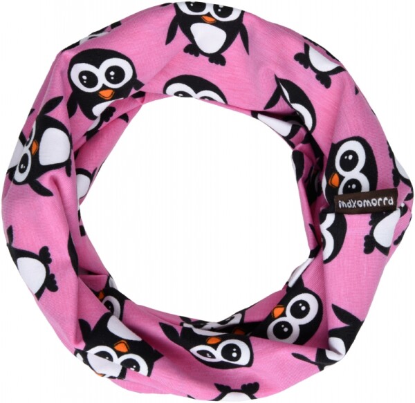 Schlupfschal Pinguin pink