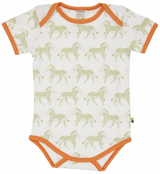 Body kurz Zebras avocado - 74/80