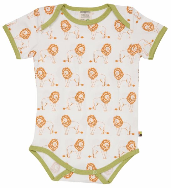 Body kurz Löwen carrot - 74/80
