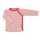 Wickelshirt Wolle/Seide rot geringelt