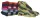 Wickeldecke 80x90cm Wolle aubergine/beere