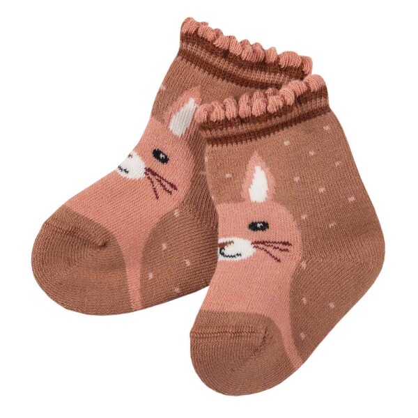 Socken Frottee Häschen gepunktet - 19/20