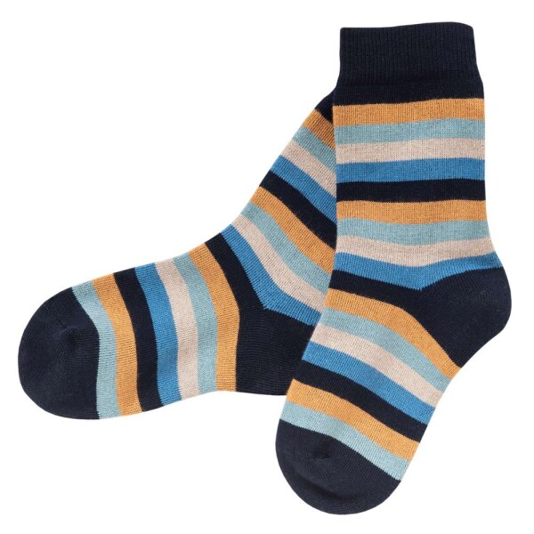 Socken Frottee geringelt bunt  - 27-30