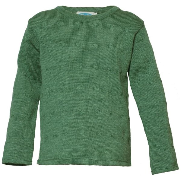 Pullover Twist Wolle salbei - 116