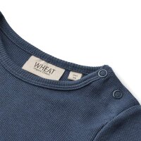 Body Langarm Rib Spencer blue waves - 68