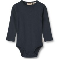 Body Langarm Rib Spencer navy - 80