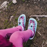 Barfu&szlig; Sneaker Xplorer Light Teal &amp; Plum - 26