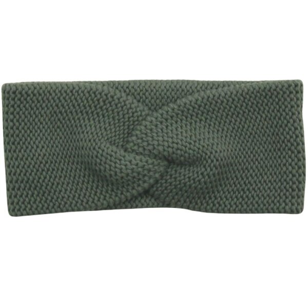 Stirnband Strick sage - 50/52