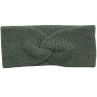 Stirnband Strick sage - 50/52
