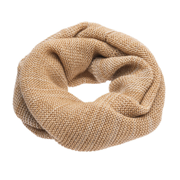 Loop Schal Merino karamell-natur - Onesize
