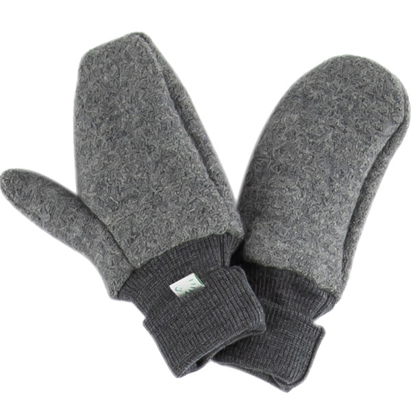 Fäustlinge Wollwalk Anthrazit - 2