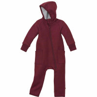 Walkoverall mit Zipp cassis - 62/68