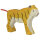 Holztiger Tiger stehend