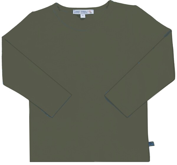 Langarmshirt uni forest - 146/152