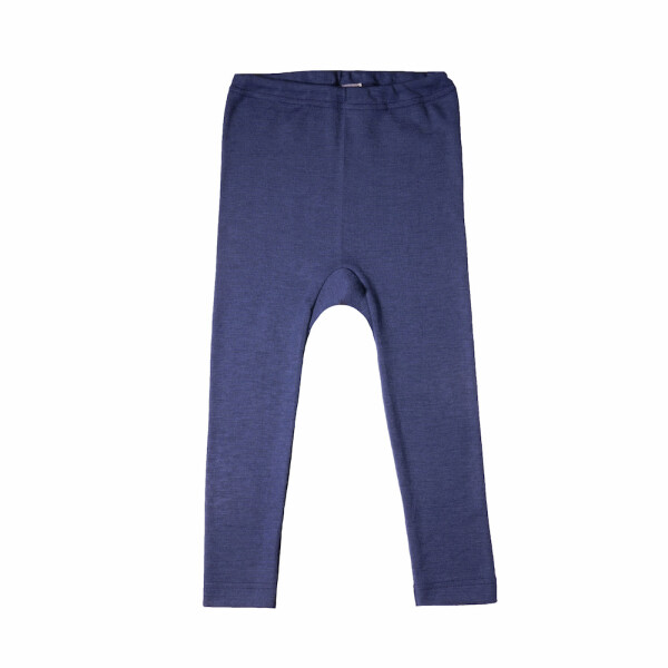 Leggings Wolle Seide marine - 92