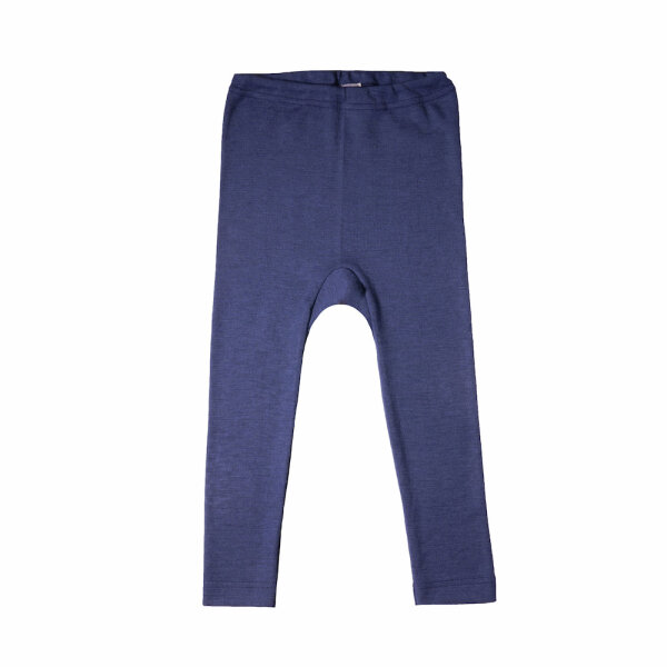 Leggings Wolle Seide marine - 140
