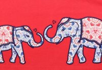 T-Shirt zwei Elefanten - red