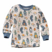 Pyjama Monster grau - 104