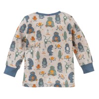 Pyjama Monster grau - 104