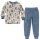 Pyjama Monster grau - 104