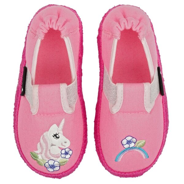 Hausschuhe Einhorn rosa