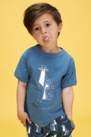 Morris T-Shirt Gepard blau