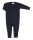 Basic Overall mit Umschlagbund Wolle marine - 68/74
