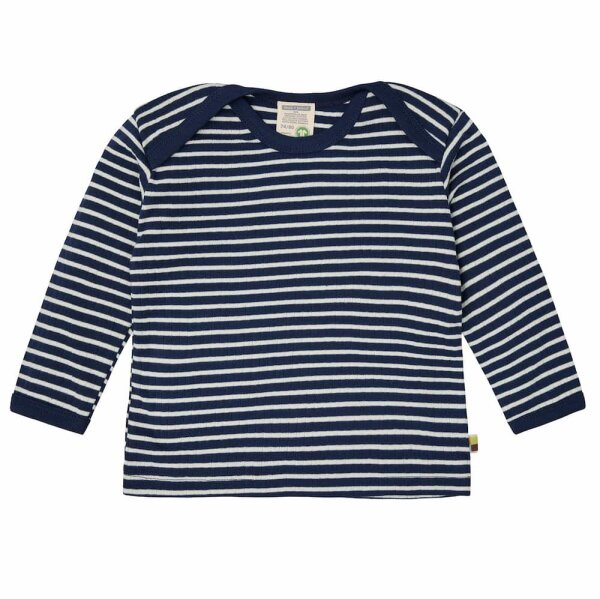 Shirt langarm gestreift ultramarin - 110/116