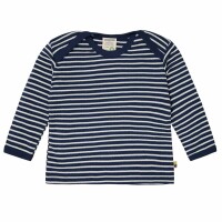 Shirt langarm gestreift ultramarin - 110/116