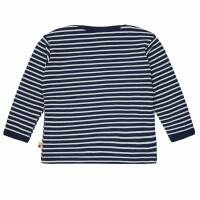 Shirt langarm gestreift ultramarin - 122/128