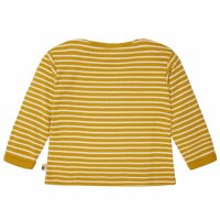 Shirt langarm gestreift curry - 98/104