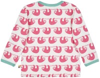 Shirt Langarm Faultiere azalee