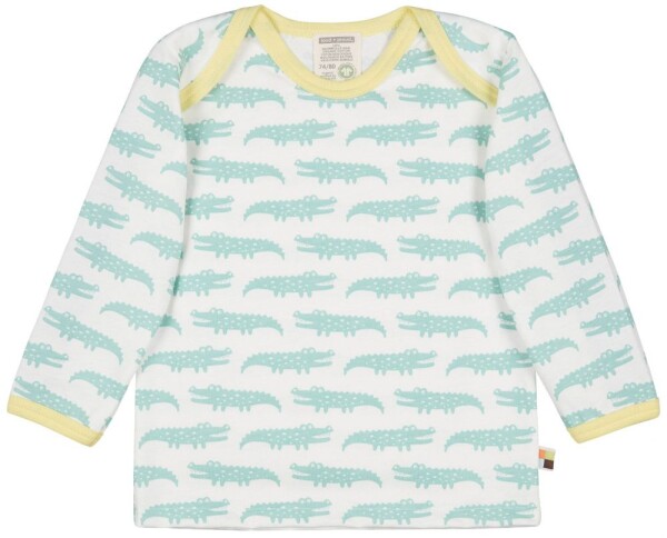 Shirt Langarm Krokodile mint