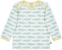Shirt Langarm Krokodile mint