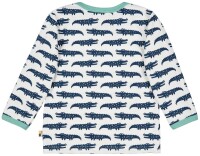 Shirt Langarm Krokodile ultramarin