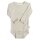 Body Langarm Wolle Seide beige
