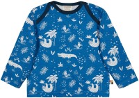 Shirt Langarm Dschungel cobalt