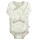 Wickelbody Langarm Wolle Seide Papierflieger beige