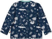 Shirt Langarm Dschungel ultramarin