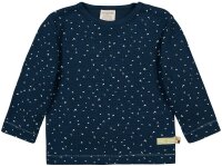 Shirt Langarm Waffel ultramarin