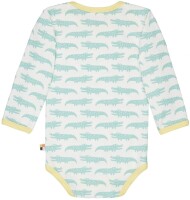 Body Langarm Krokodile mint