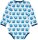 Body Langarm Faultiere cobalt