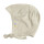 Baby Häubchen Wolle Seide beige