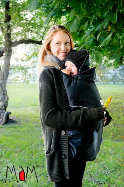 MaM Babyidea Tragecover Winter Deluxe black