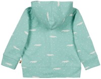 Kapuzenjacke Krokodile mint und Streifen