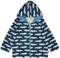 Jacke wasserabweisend Krokodile ultramarin