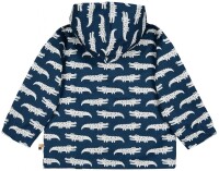 Jacke wasserabweisend Krokodile ultramarin