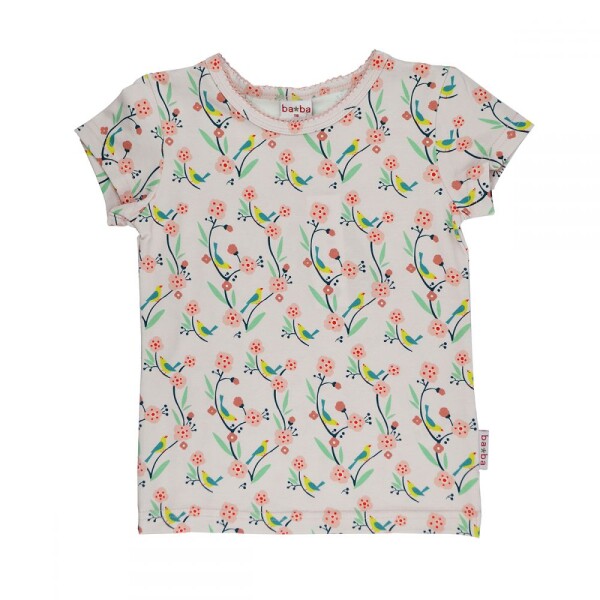 T-Shirt Vögel rosa
