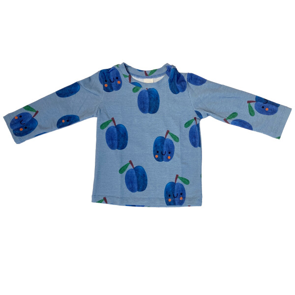 Shirt langarm Pflaumen - 140/146