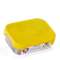 Brotdosen 2er Set Edelstahl gelb